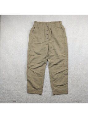 Y2K Zara Beige High Waisted Balloon Pants Drawstring Baggy Utility Bobo Sz M